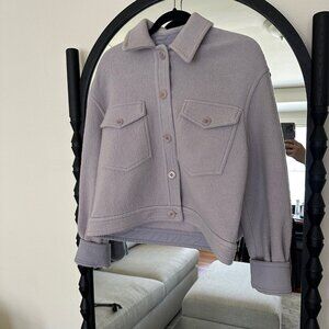 Aritzia Wilfred Free Lavender Jacket